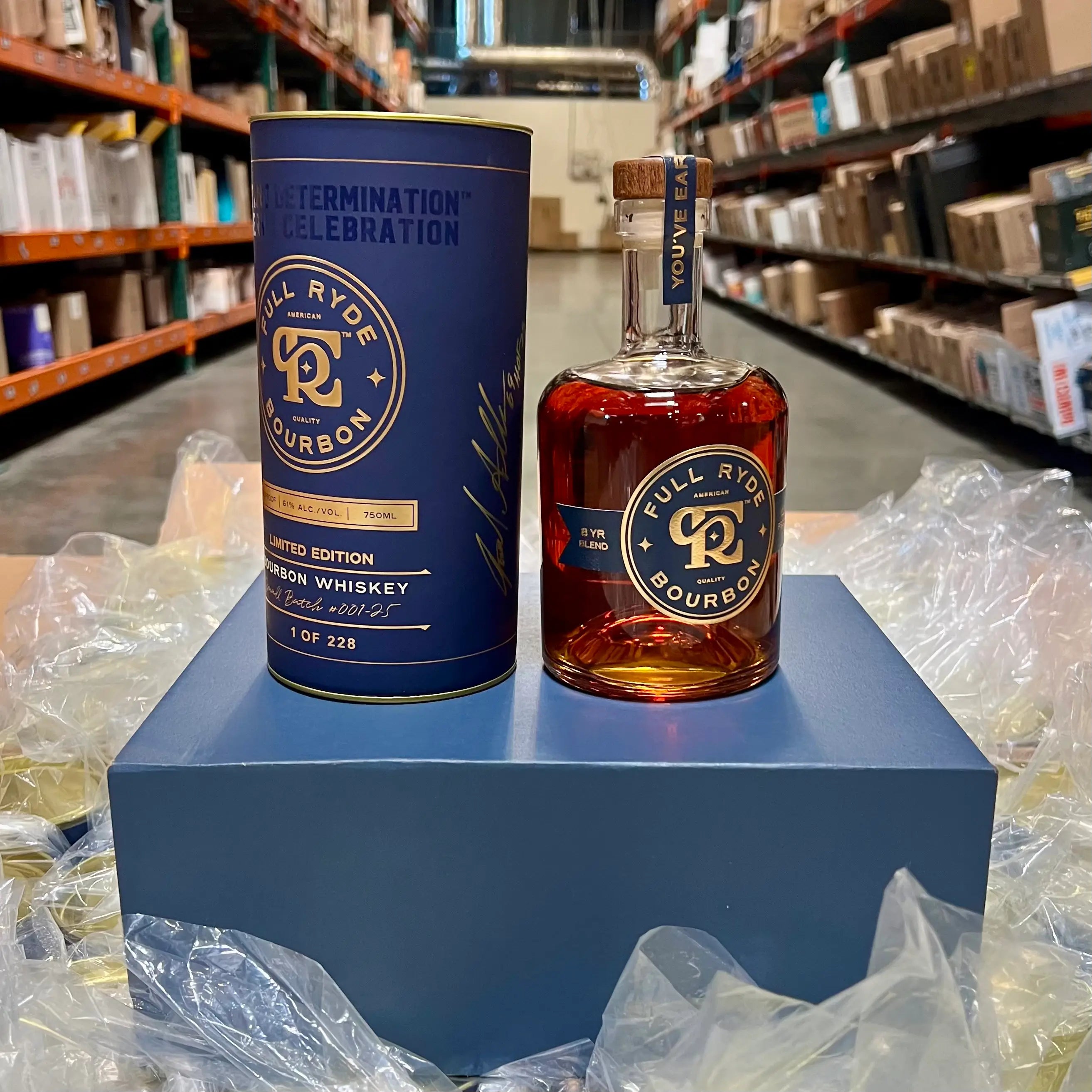 FULL RYDE Bourbon Batch #001-25, 122 Proof