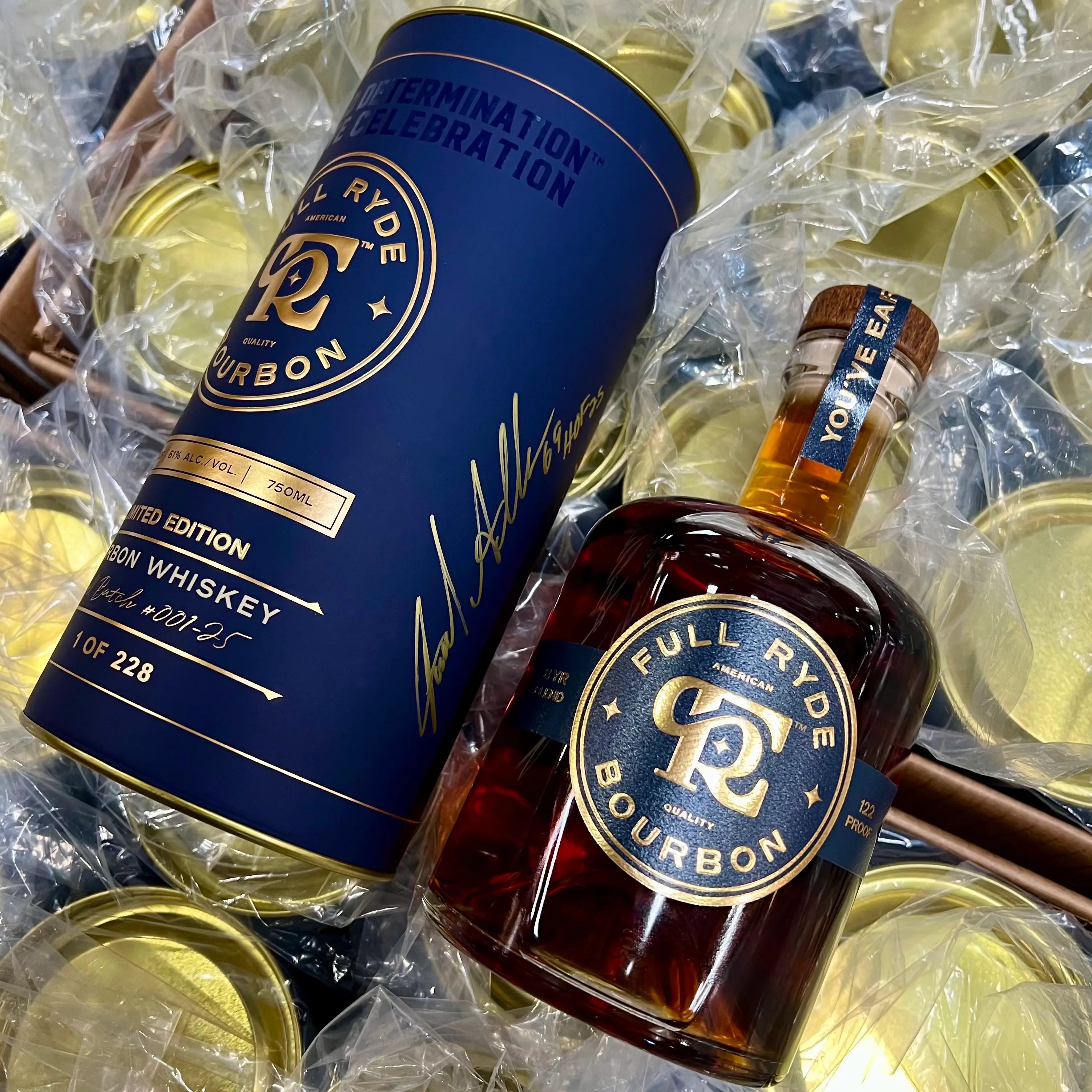 FULL RYDE Bourbon Batch #001-25, 122 Proof
